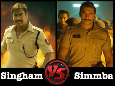 तगड़ा Rumor: सिंबा Vs सिंघम से नाखुश हैं रणवीर सिंह, सिंबा को खा जाएगा अजय देवगन का सिंघम