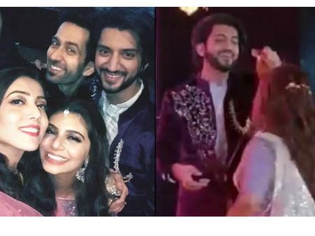 इश्कबाज फेम ओमकारा और शिवाय ने किया जमकर डांस, संगीत की तस्वीरें और Video लीक