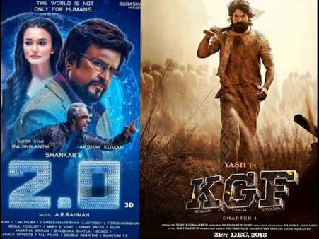 केजीएफ हिंदी बॉक्स ऑफिस - कन्नड़ सुपरस्टार यश का धमाका - 2.0 को दे दी धोबीपछाड़