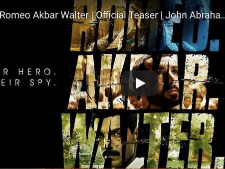 रोमियो अकबर वाल्टर टीज़र - जॉन अब्राहम ने 1.20 मिनट में सलमान खान के भारत लुक की धज्जियां उड़ा दीं