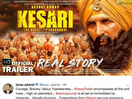 केसरी ट्रेलर : अपने करियर की बेस्ट फिल्म लेकर आ रहे हैं अक्षय कुमार, फैन्स को है ढेरों उम्मीदें