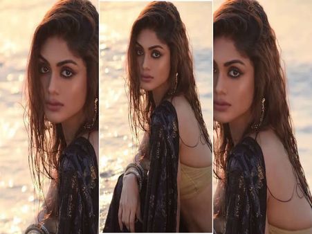 पहली बार 10 डिग्री में उतरन की इस स्टार ने गोल्डन बिकिनी में लगा दी आग Viral