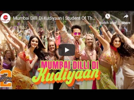 Mumbai Dilli Di Kudiyaan- टाइगर, तारा और अनन्या ने मचाया धमाल- 2019 का पार्टी सॉंग