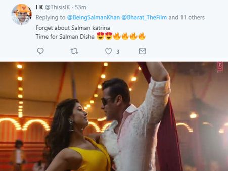 'कैटरीना को छोड़ो- सलमान और दिशा हैं बॉलीवुड की नई जोड़ी'- फैंस ने Song देख कर दिया ऐलान