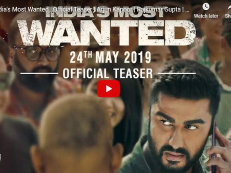 Teaser- इंडियाज मोस्ट वांटेड का टीजर रिलीज- दमदार अर्जुन कपूर करेंगें ये कारनामा