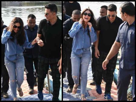 अक्षय - करीना इस तरह दे रहे हैं गुड न्यूज़, फिल्म की स्टारकास्ट के साथ पहला वीडियो वायरल