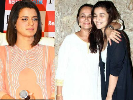 कंगना रनौत की बहन ने आलिया और उनकी मां पर साधा निशाना- ''ये विदेशी भारत को लूट रहे हैं''