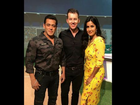सलमान खान और कैटरीना कैफ से मिले ब्रेट ली- फोटो शेयर करते हुए भारत के लिए दी शुभकामनाएं