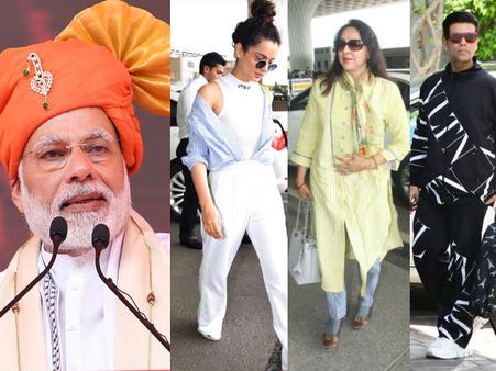 मोदी के शपथग्रहण समारोह में शामिल होने के लिए निकले ये सितारे- हुए एयरपोर्ट पर स्पॉट