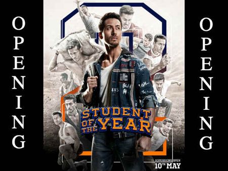 स्टूडेंट ऑफ द ईयर 2 ओपनिंग - तारा - अनन्या - टाईगर का बैच, 25 प्रतिशत ऑक्यूपेंसी से पास