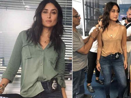 FIRST LOOK: करीना कपूर ने शुरू की अंग्रेज़ी मीडियम की शूटिंग, पहले दिन ही वायरल हुई तस्वीरें