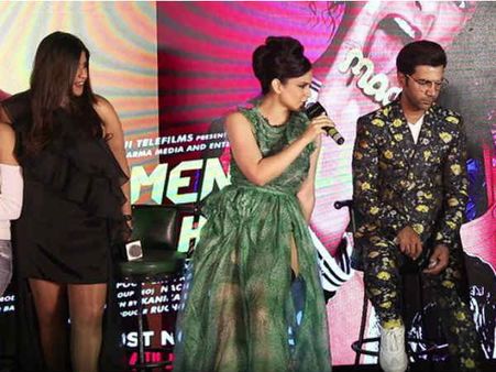 'जजमेंटल है क्या' इवेंट में पत्रकार से लड़ पड़ीं कंगना रनौत- सरेआम बेइज्ज़ती - Video VIRAL