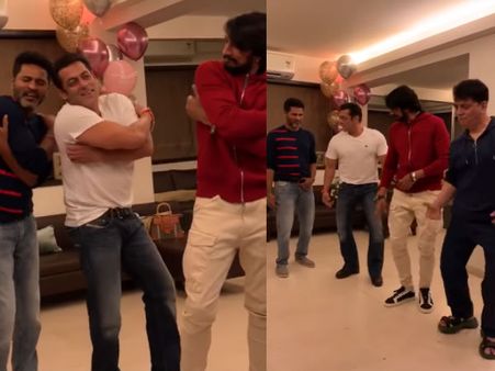 दबंग 3- प्रभुदेवा ने लगाई सलमान खान और किच्चा सुदीप की डांस क्लास- शानदार Video वायरल