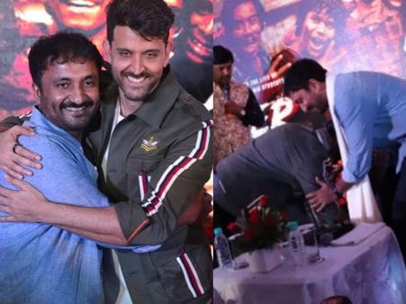 गुरु पूर्णिमा पर ऋतिक रोशन पहुंचे पटना- आनंद कुमार के पैर छूकर लिया आशीर्वाद- शानदार PICS