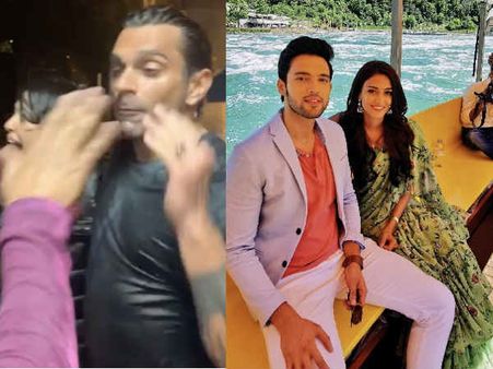 कसौटी ज़िंदगी की वायरल वीडियो - प्रेरणा - बजाज और अनुराग की मस्ती, बारिश में जवान हुए मिस्टर बजाज