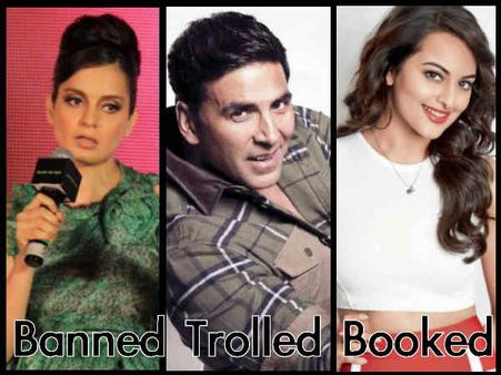कंगना बैन, अक्षय का जमकर मज़ाक, सोनाक्षी सिन्हा पर केस - बॉलीवुड की टॉप Controversies