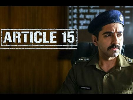कानपुर में आर्टिकल 15 के रिलीज के बाद बवाल- रोक दी गई आयुष्मान खुराना की फिल्म
