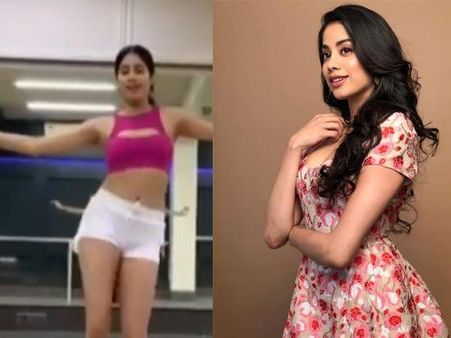 देसी शकीरा की तरह जाह्नवी कपूर ने किया ऐसा बेली डांस, Video मचा रहा है बवाल,