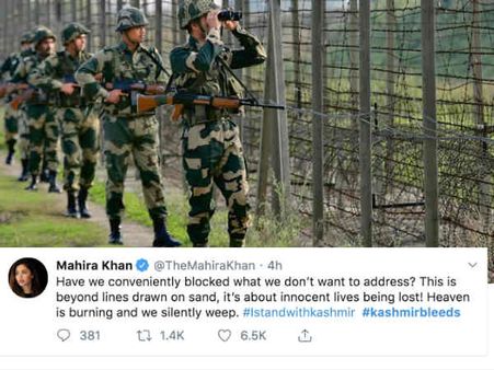 #KashmirUnited: बॉलीवुड ने चीख चीख कर कहा हर हर मोदी, माहिरा खान ने खुलेआम किया वार