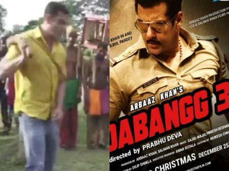 सलमान खान खुद को क्यों मार रहे हैं हंटर- Dabangg 3 के सेट से वायरल हुआ धमाकेदार Video
