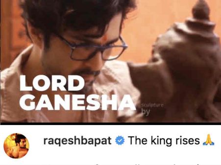 एक्टर राकेश बापट ने अपने हाथों से बनाए गणपति, देखिए बेहद सुंदर तस्वीरें