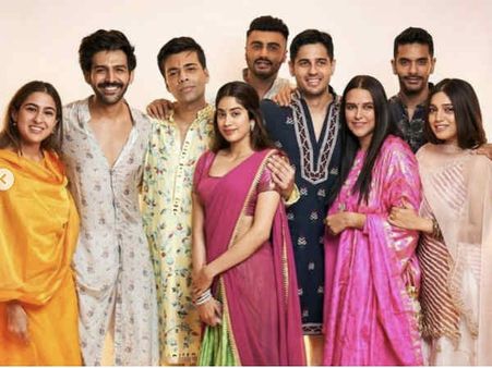 करण जौहर की दीवाली पार्टी की शानदार तस्वीरें, नाम बोलिए स्टार हाज़िर है