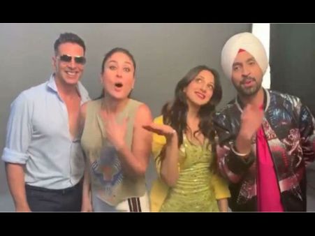 हाउसफुल 4- अक्षय कुमार ने 'गुड न्यूज' के कलाकारों के साथ पूरा किया 'बाला’ चैलेंज- Video