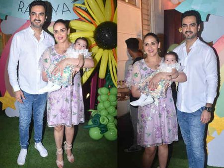एशा देओल की बेटी राध्या की बर्थडे पार्टी में पहुंचे मेहमान तैमूर और इनाया