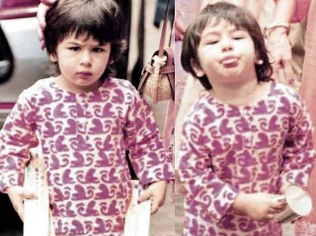 दीवाली जश्न में तैमूर को आया गुस्सा, कभी मुंह फुलाया तो कभी चिढ़ाया, देखिए तस्वीरें