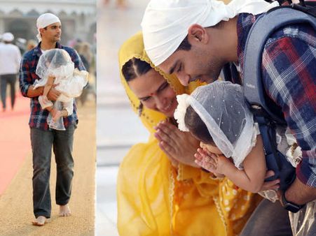 PICS- स्वर्ण मंदिर पहुंचे नेहा धूपिया और अंगद बेदी- इंटरनेट पर छाई खूबसूरत तस्वीरें