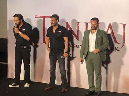Tanhaji Trailer Live: अजय देवगन बॅास हैं, मेरी फिल्मों की कहानी उनके बिना अधूरी - रोहित शेट्टी