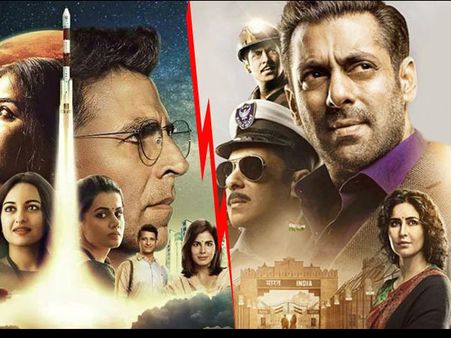 सलमान ने दिया अक्षय कुमार को 2019 का सबसे तगड़ा झटका, भारत Vs मिशन मंगल, डिटेल रिपोर्ट !