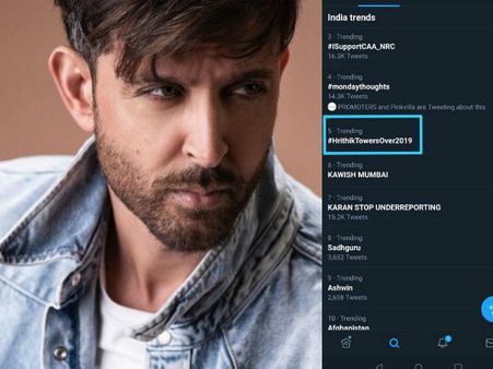 ऋतिक रोशन की फिल्म सुपर 30 और वॉर की सफलता- फैंस ने इस हैशटैग को ट्विटर पर करावाया ट्रेंड