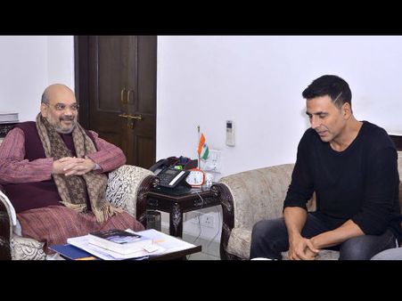 अक्षय कुमार ने गृह मंत्री अमित शाह को दी एक जरूरी सलाह- प्रधानमंत्री मोदी पर भी की बात
