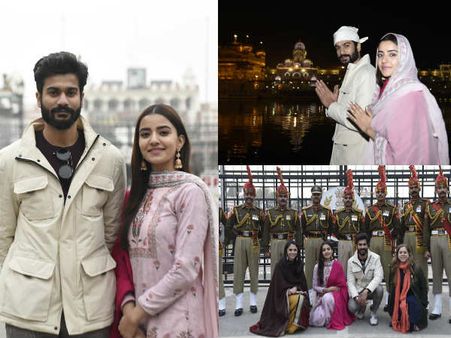 'भांगड़ा पा ले' की रिलीज़ से पहले, सनी कौशल और रुखसार ढिल्लन पहुंचे अमृतसर!