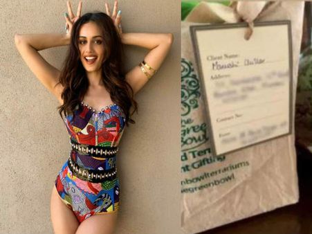 मानुषी छिल्लर ने लीक किया घर का पता- फैंस ने लगा डाली गुलदस्तों और तोहफों की झड़ी