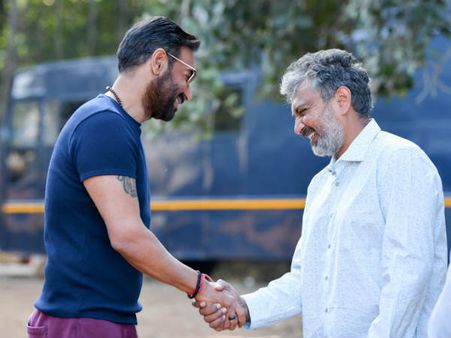 तान्हाजी के बाद, अजय देवगन ने शुरु की RRR की शूटिंग- राजामौली के साथ करेंगे धमाका
