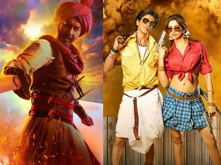 Box Office: अजय देवगन का तहलका- तान्हाजी ने शाहरुख खान की सबसे बड़ी फिल्म को किया पीछे