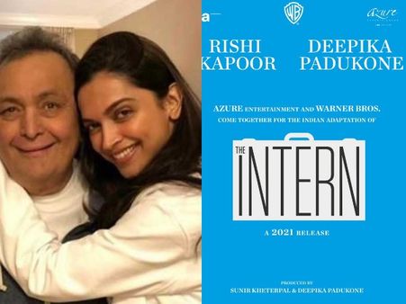 दीपिका पादुकोण की नई फिल्म का ऐलान- ऋषि कपूर संग 'द इंटर्न' फिल्म का बनेगा हिंदी रिमेक