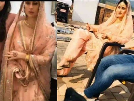 First Pic: मिलिए लाल सिंह चड्ढा की दुलहनिया करीना कपूर से, शूटिंग से लीक हुआ लुक