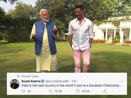 अगर आप कनाडा के नागरिक हैं तो भारत आपके लिए सही जगह है - अक्षय कुमार को महंगी पड़ी JNU हिंसा चुप्पी