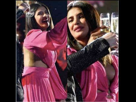 प्रियंका चोपड़ा ने पहना इतना रिस्की गाउन, जिसने देखा बस डर गया, देखिए तस्वीरें