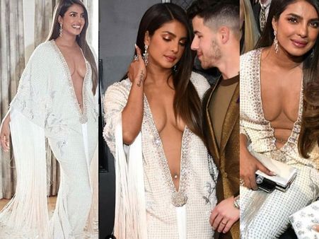 Pics: डीप फ्रंट गाउन में प्रियंका चोपड़ा के BOLD फोटो वीडियो वायरल- बोल्डनेस से खींचा सभी का ध्यान