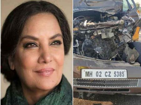 कार एक्सीडेंट के बाद शबाना आज़मी होश में और खतरे से बाहर हैं, ड्राईवर पर हुआ केस