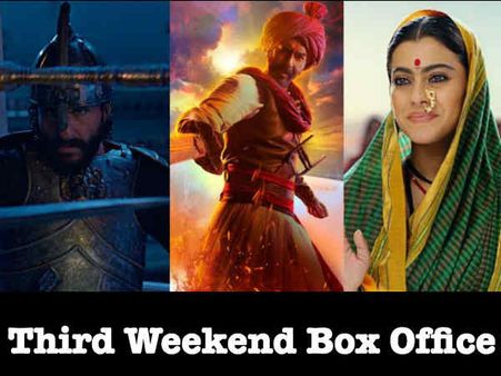 तानाजी 3rd वीकेंड बॉक्स ऑफिस - अजय देवगन की रिकॉर्ड कमाई, सलमान - अक्षय सब पीछे