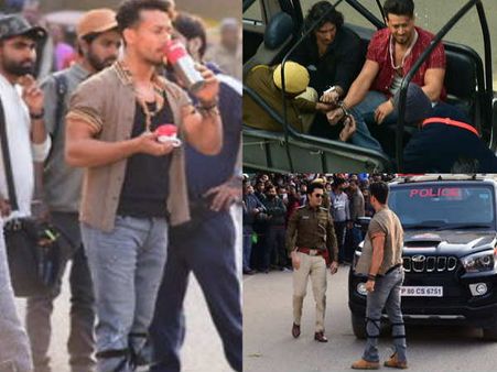 टाइगर श्रॉफ हुए गिरफ्तार- बागी 3 के शूटिंग सेट से लीक हो गईं शानदार तस्वीरें
