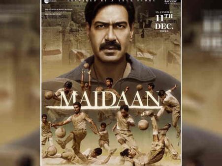 अजय देवगन की मैदान का नया पोस्टर - मिलिए उनकी शानदार टीम से