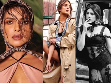 Photos: प्रियंका चोपड़ा का फोटोशूट है हॉटनेस से ओवरलोड- मैगजीन के कवर पर मचाया तहलका