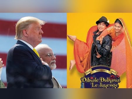डोनाल्ड ट्रंप ने शाहरुख खान की DDLJ से लेकर शोले का किया जिक्र, बॉलीवुड के दबदबे पर भरी हामी