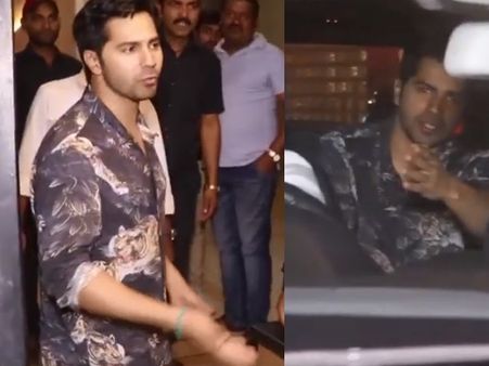 वरुण धवन की कार के नीचे आया कैमरामैन का पैर, आगे जो हुआ इस वीडियो में कैद